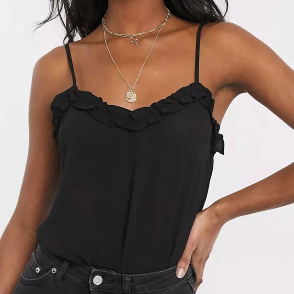 Vero Moda Tall frill trim cami